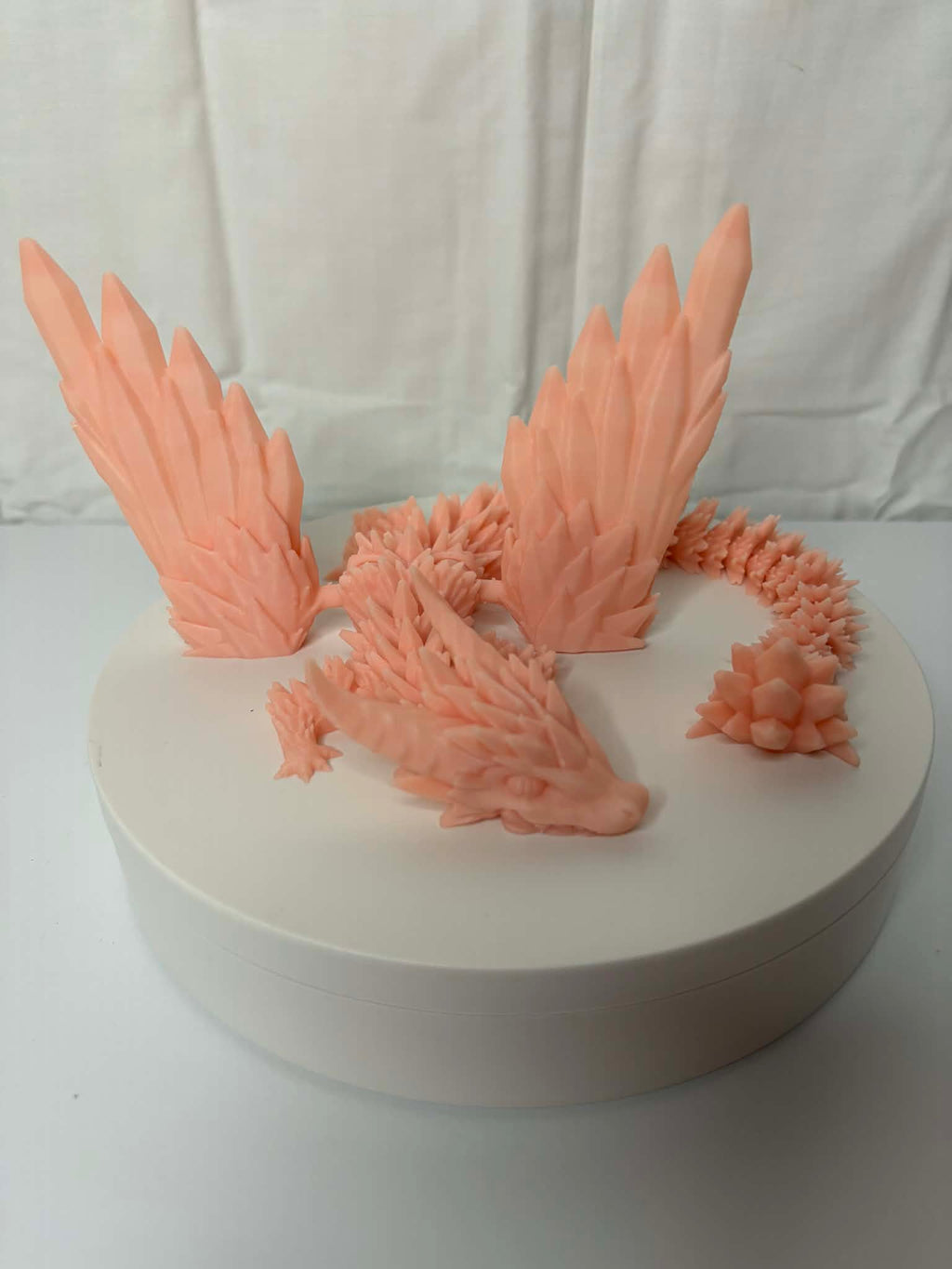 Radiant Ember Crystal Dragon