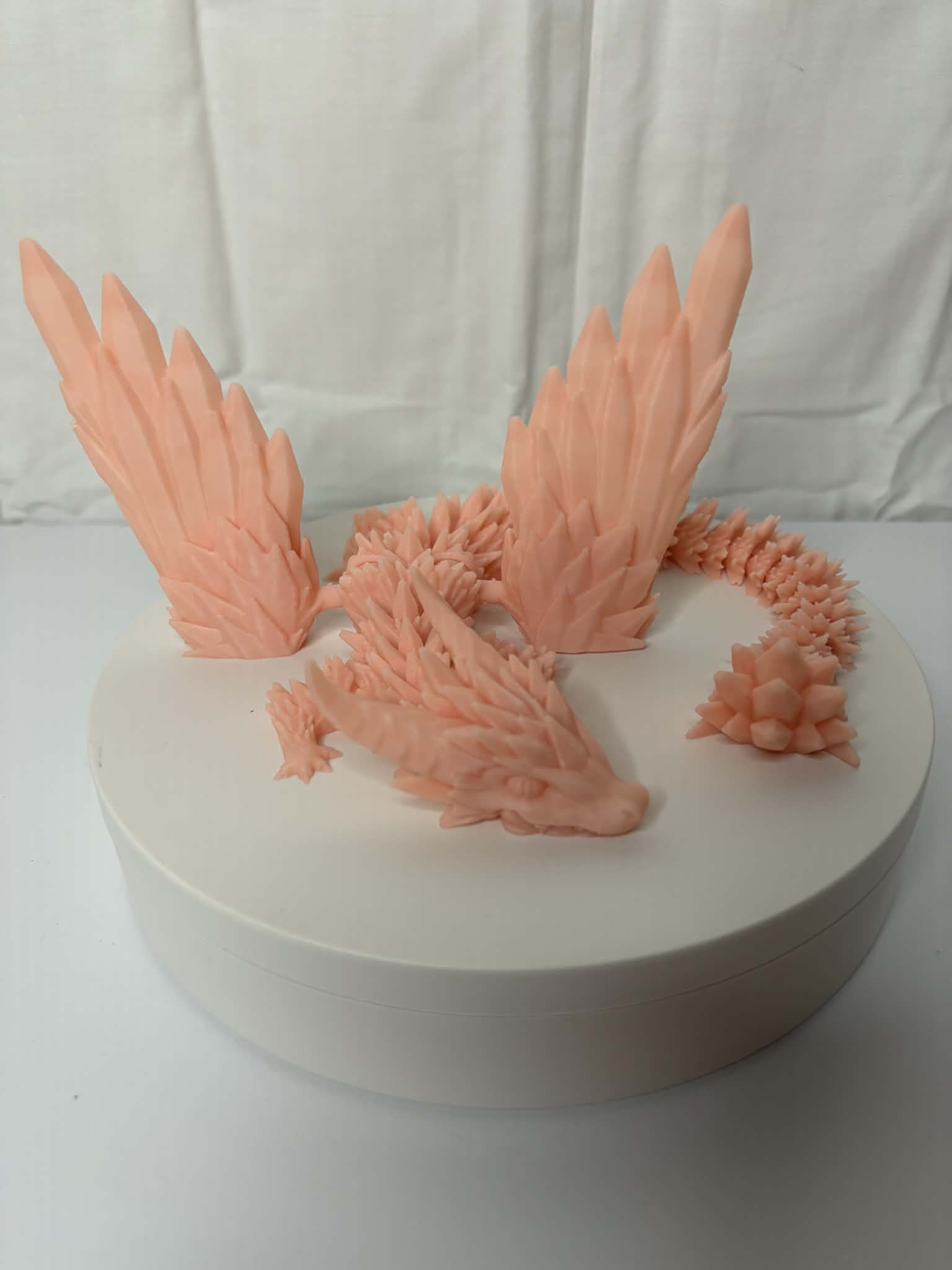 Radiant Ember Crystal Dragon