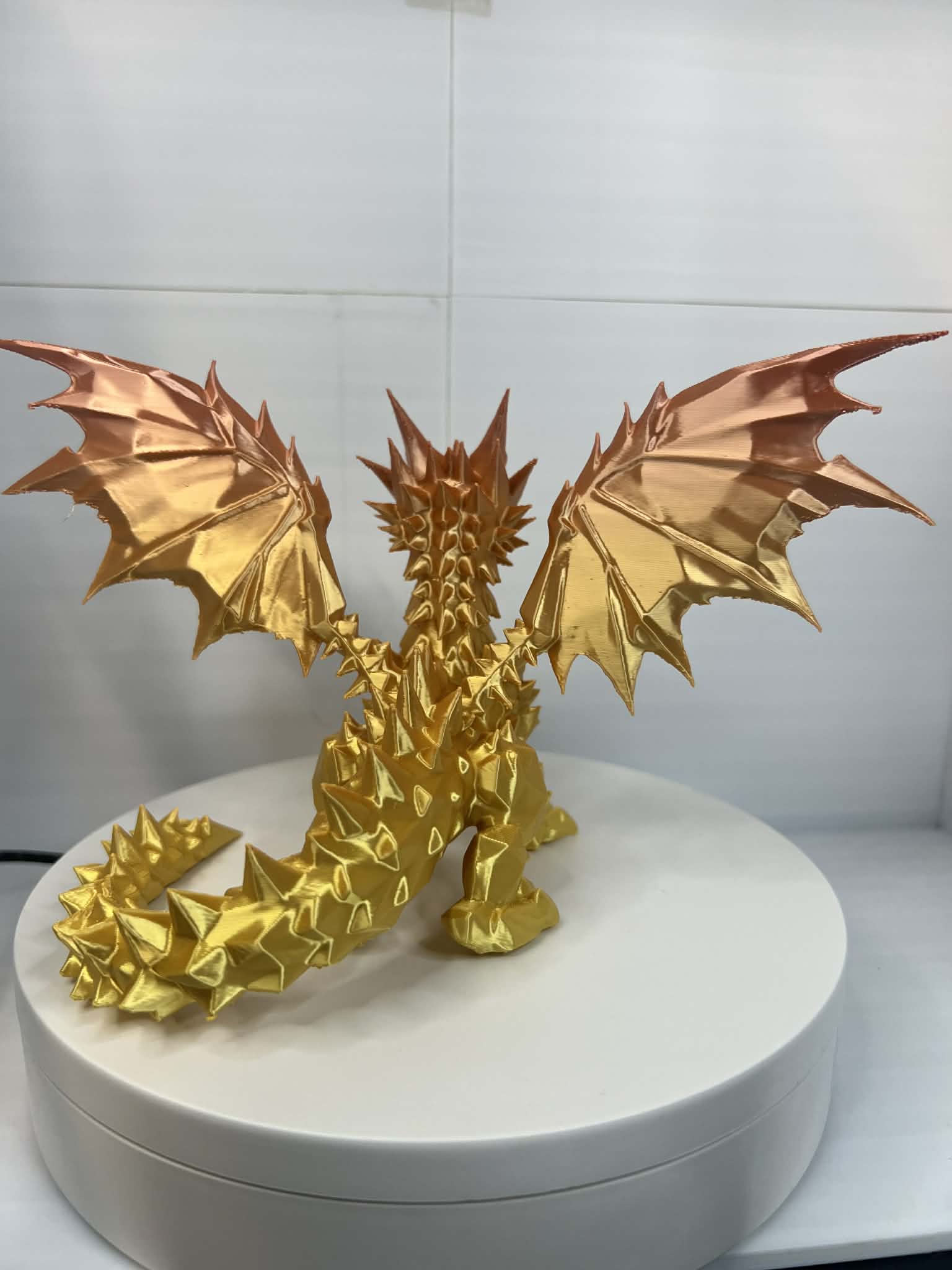 Crimson Shadowforge Dragon- Premium 3D Printed Collectible