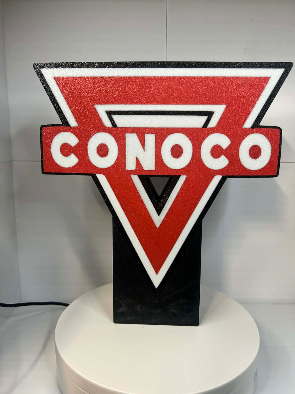 Retro Conoco Gas Station Light Box