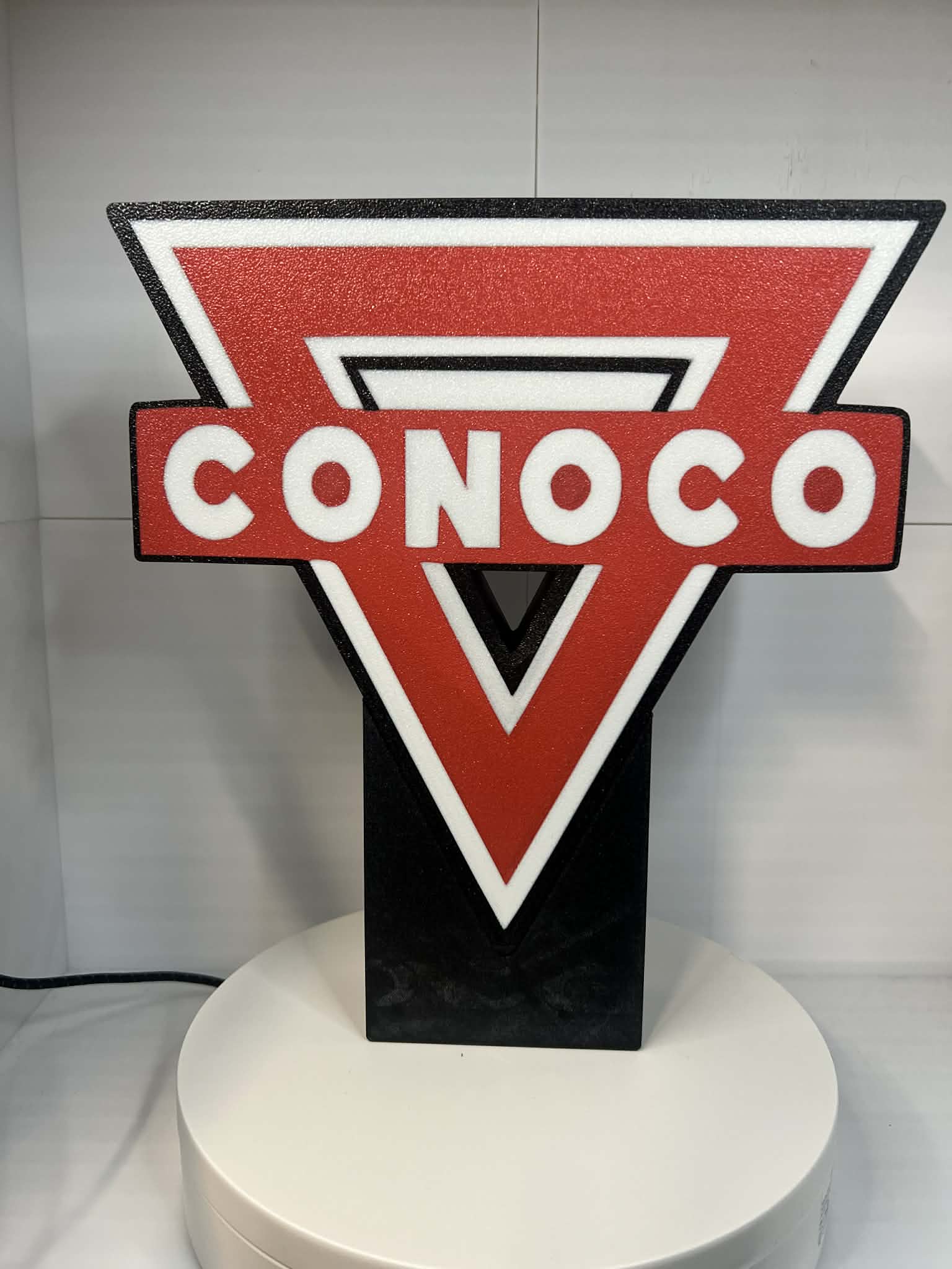 Retro Conoco Gas Station Light Box