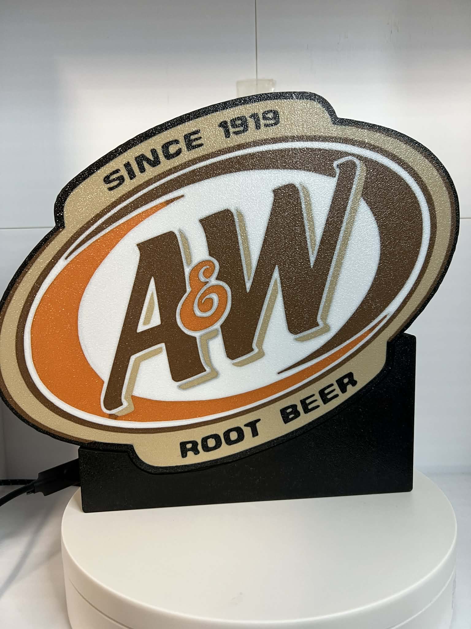 A&W Root Beer Vintage Light Box