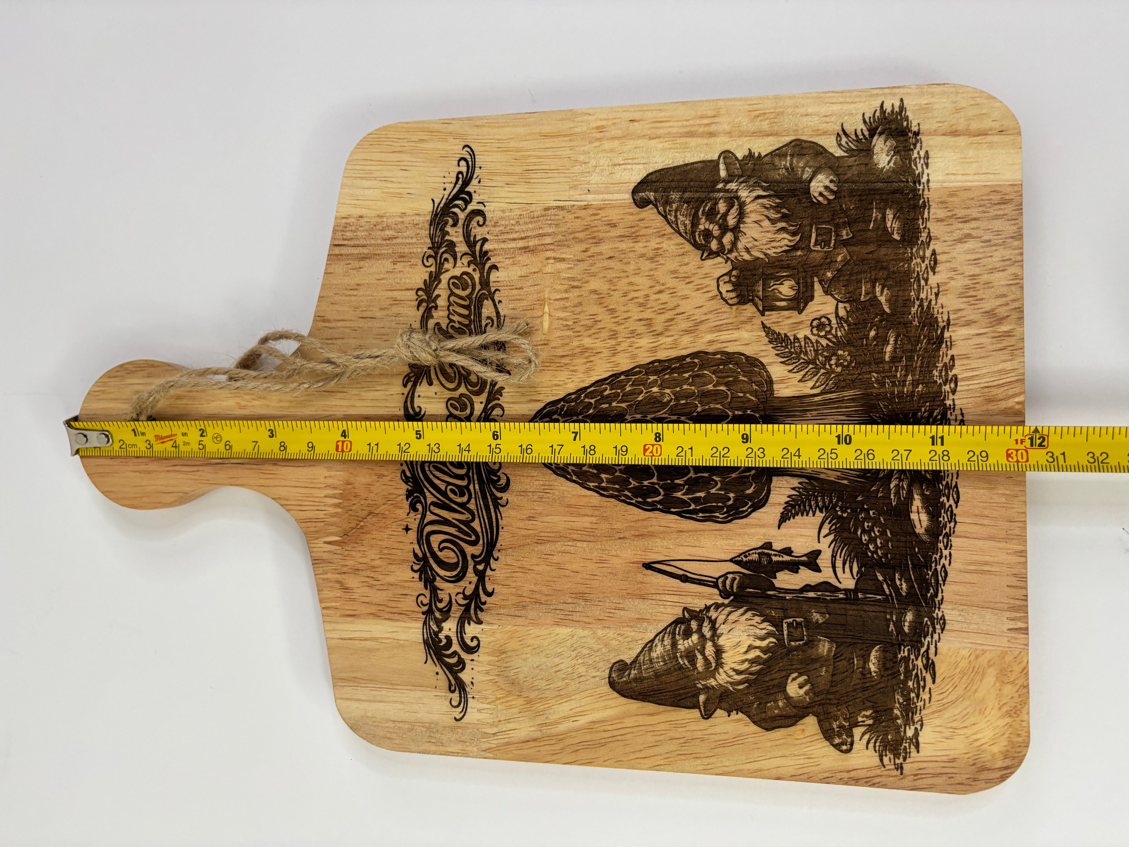 Gnome Sweet Home Cutting Board