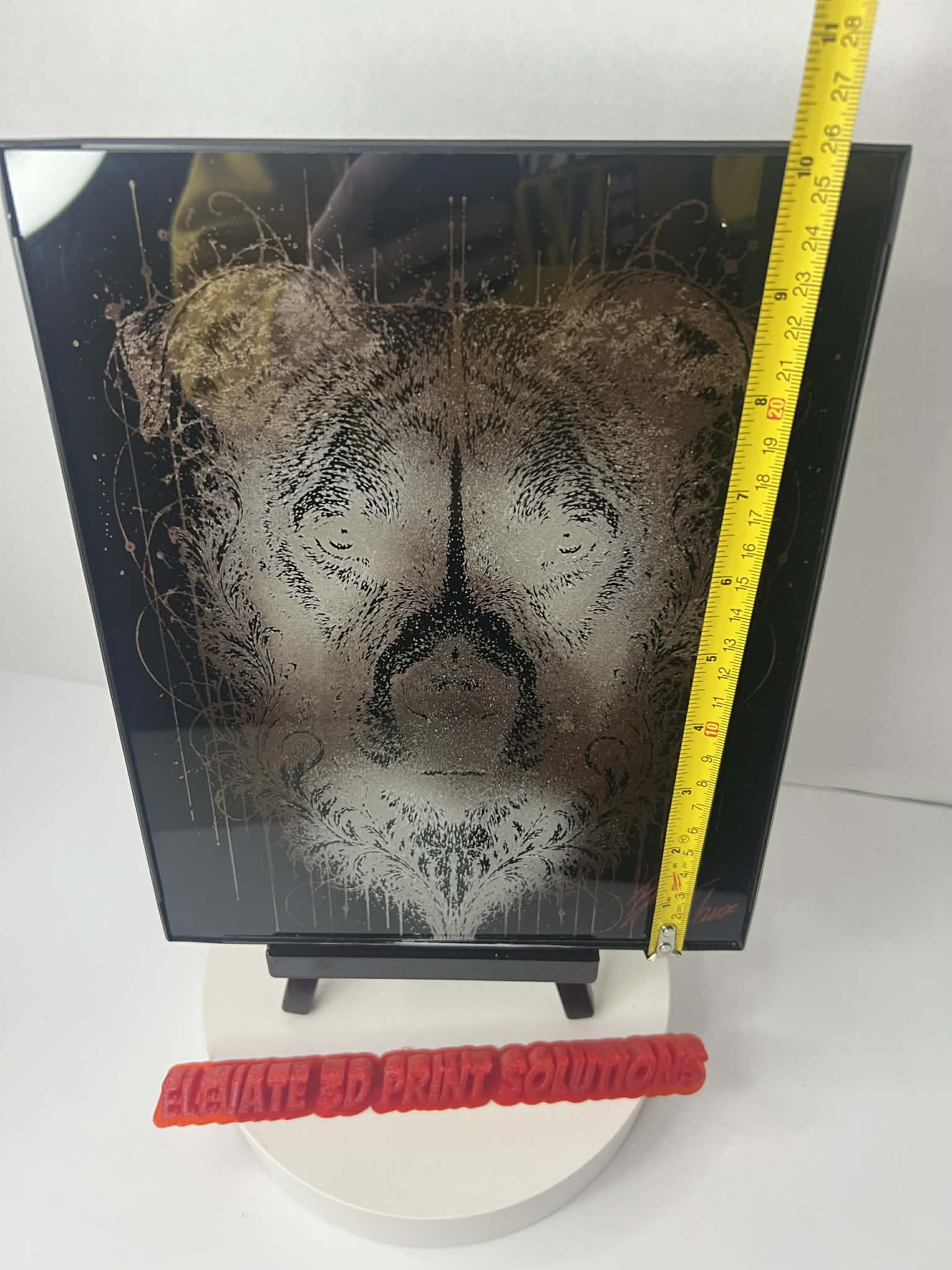Pitbull Face Laser Engraved Piece
