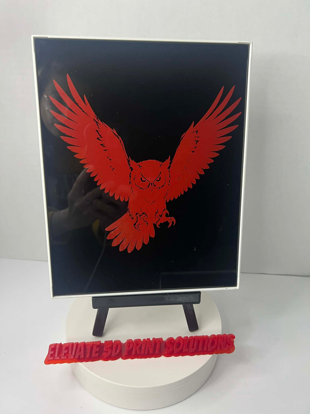 Eagle Laser Engraved Piece