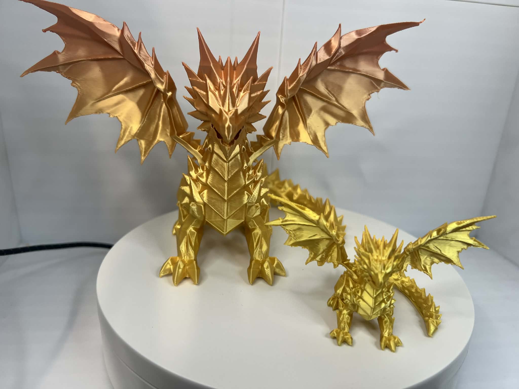 Crimson Shadowforge Dragon- Premium 3D Printed Collectible