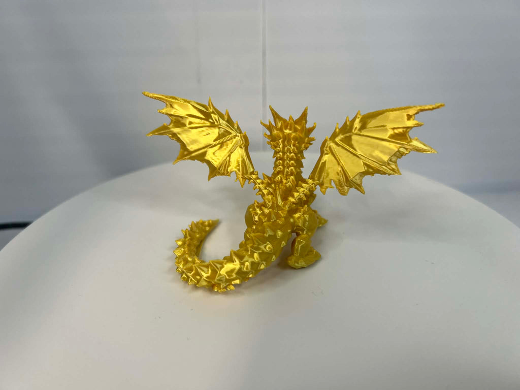 Crimson Shadowforge Dragon- Premium 3D Printed Collectible