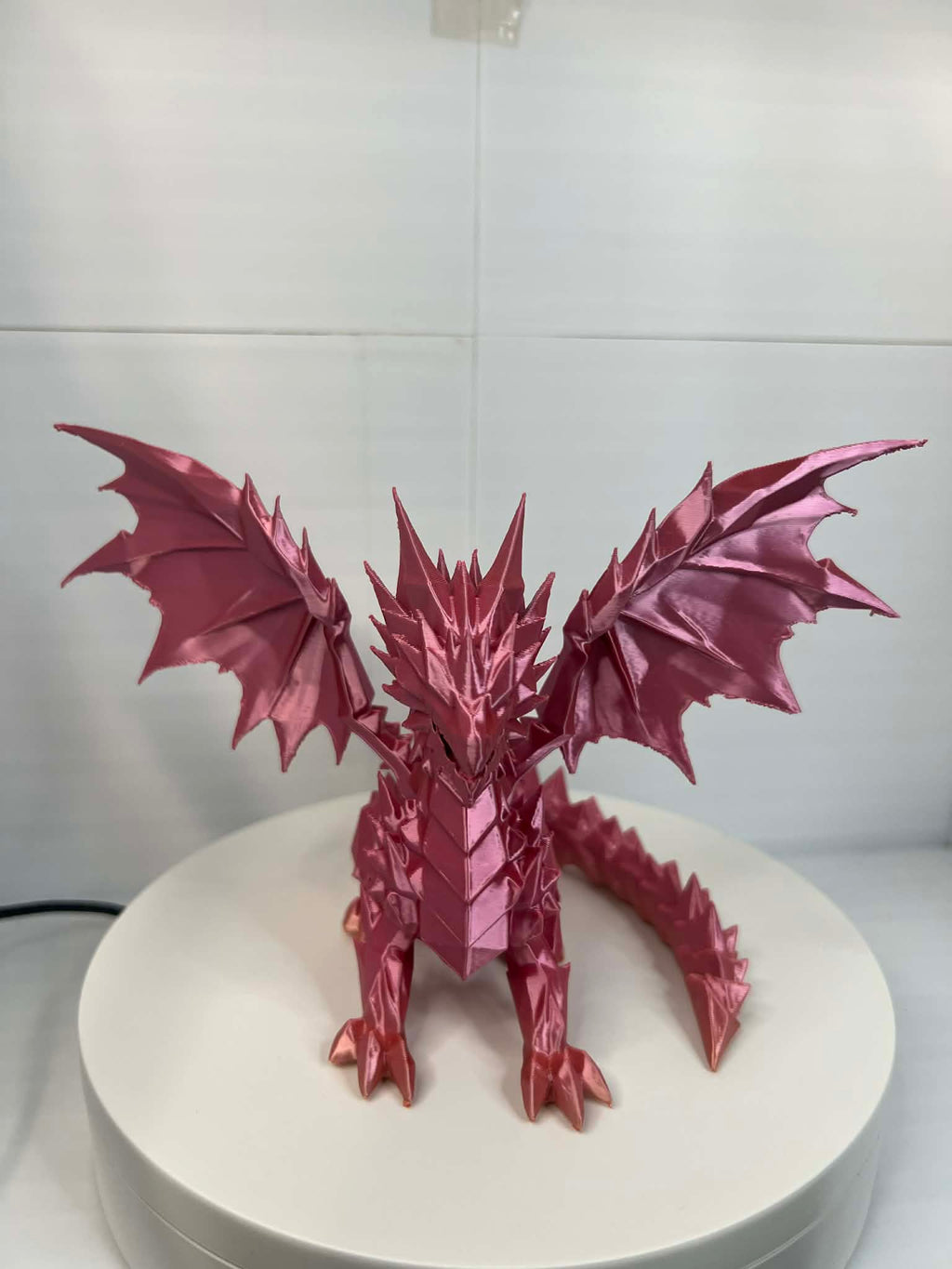 Crimson Shadowforge Dragon- Premium 3D Printed Collectible