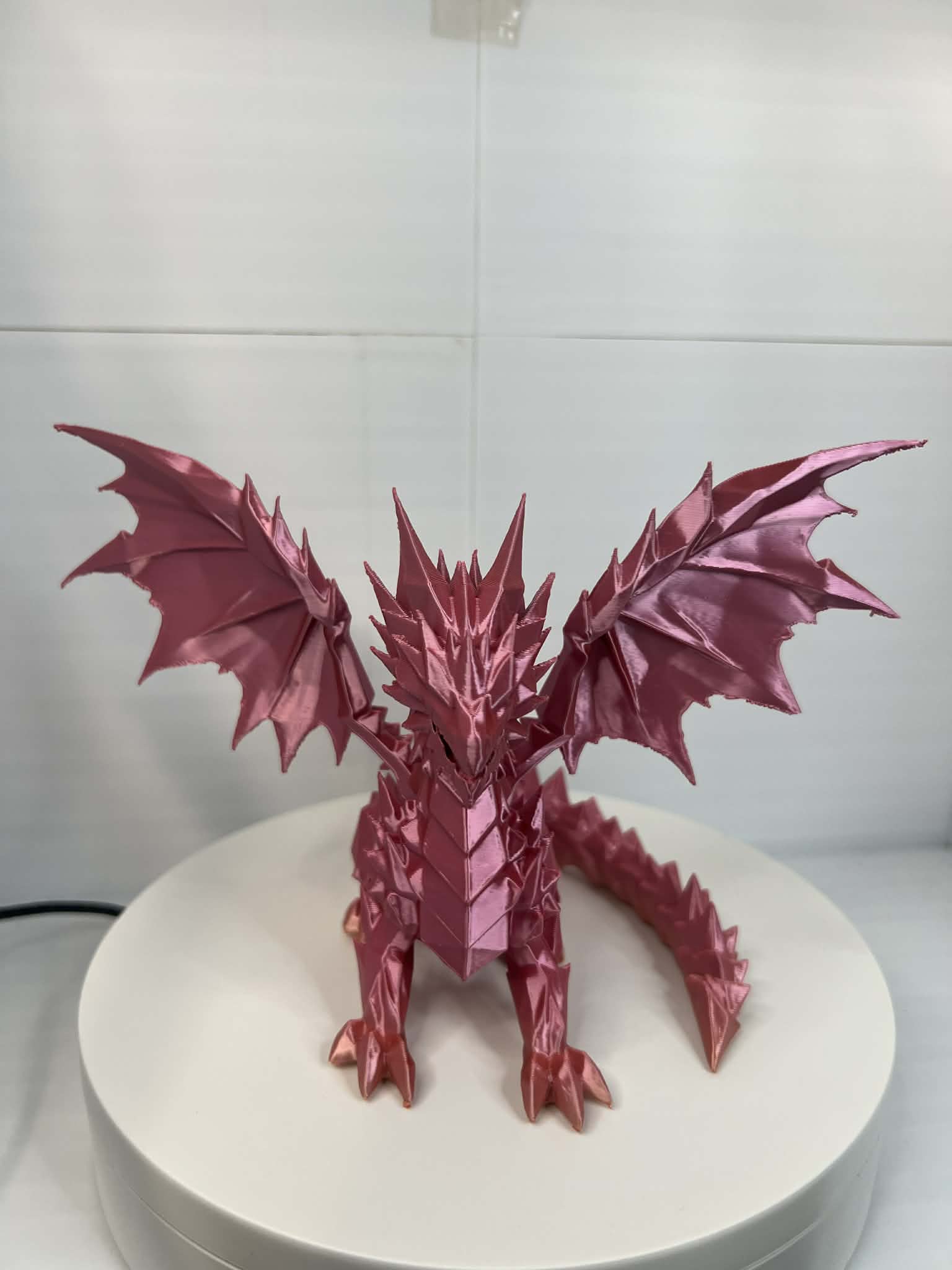 Crimson Shadowforge Dragon- Premium 3D Printed Collectible