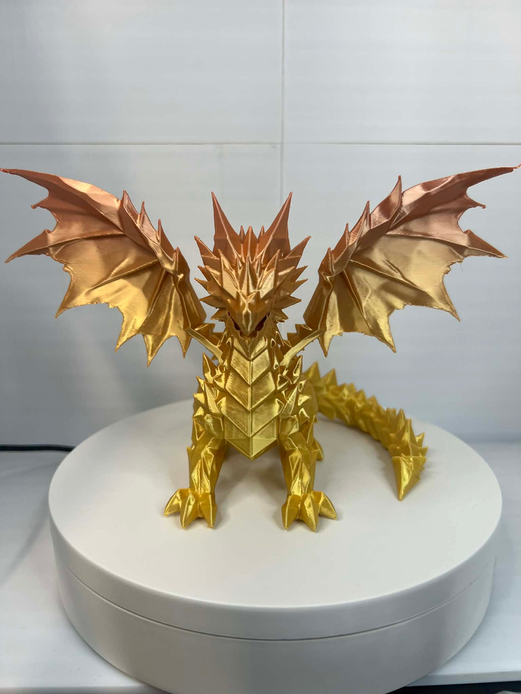 Crimson Shadowforge Dragon- Premium 3D Printed Collectible