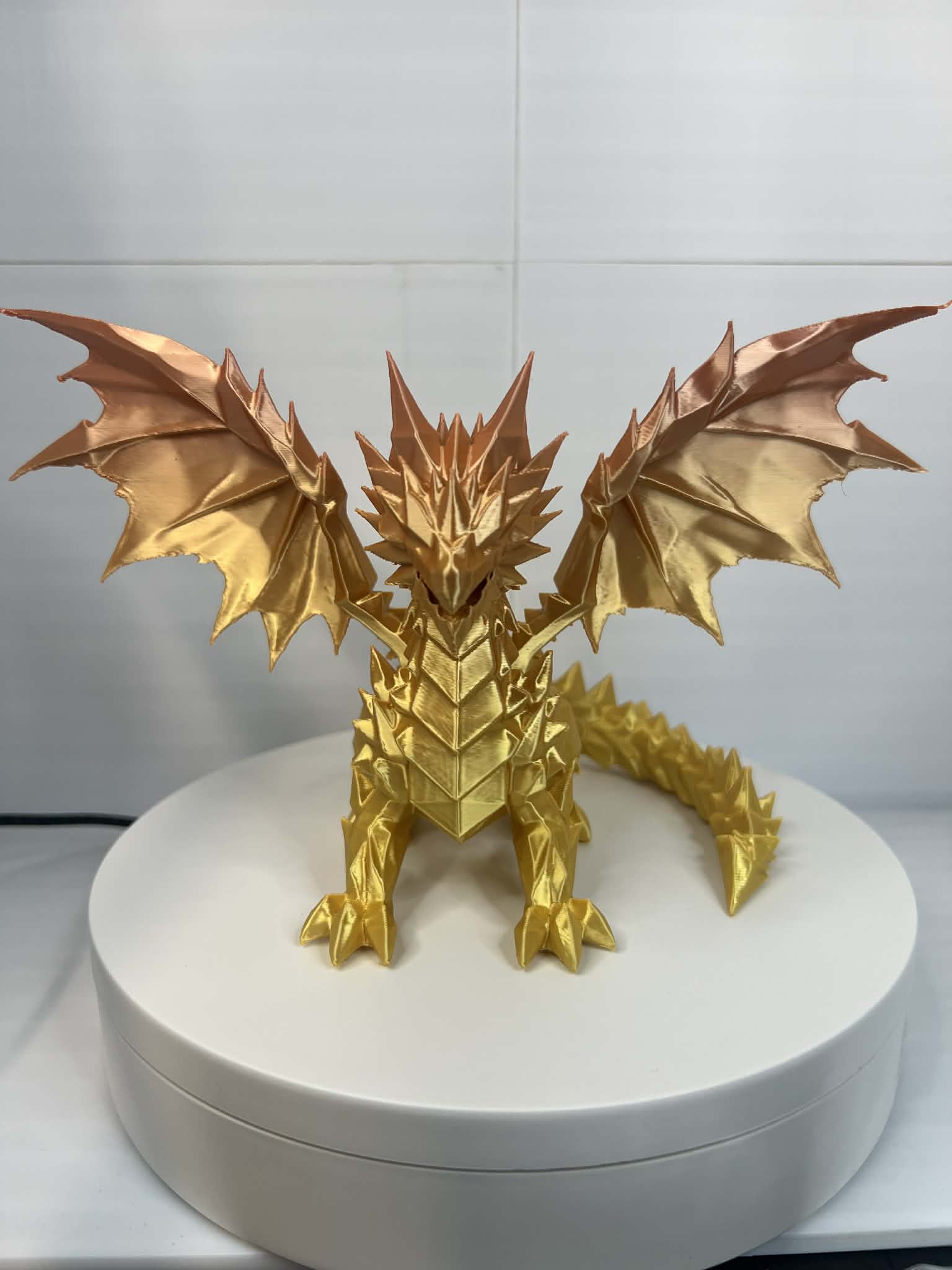 Crimson Shadowforge Dragon- Premium 3D Printed Collectible