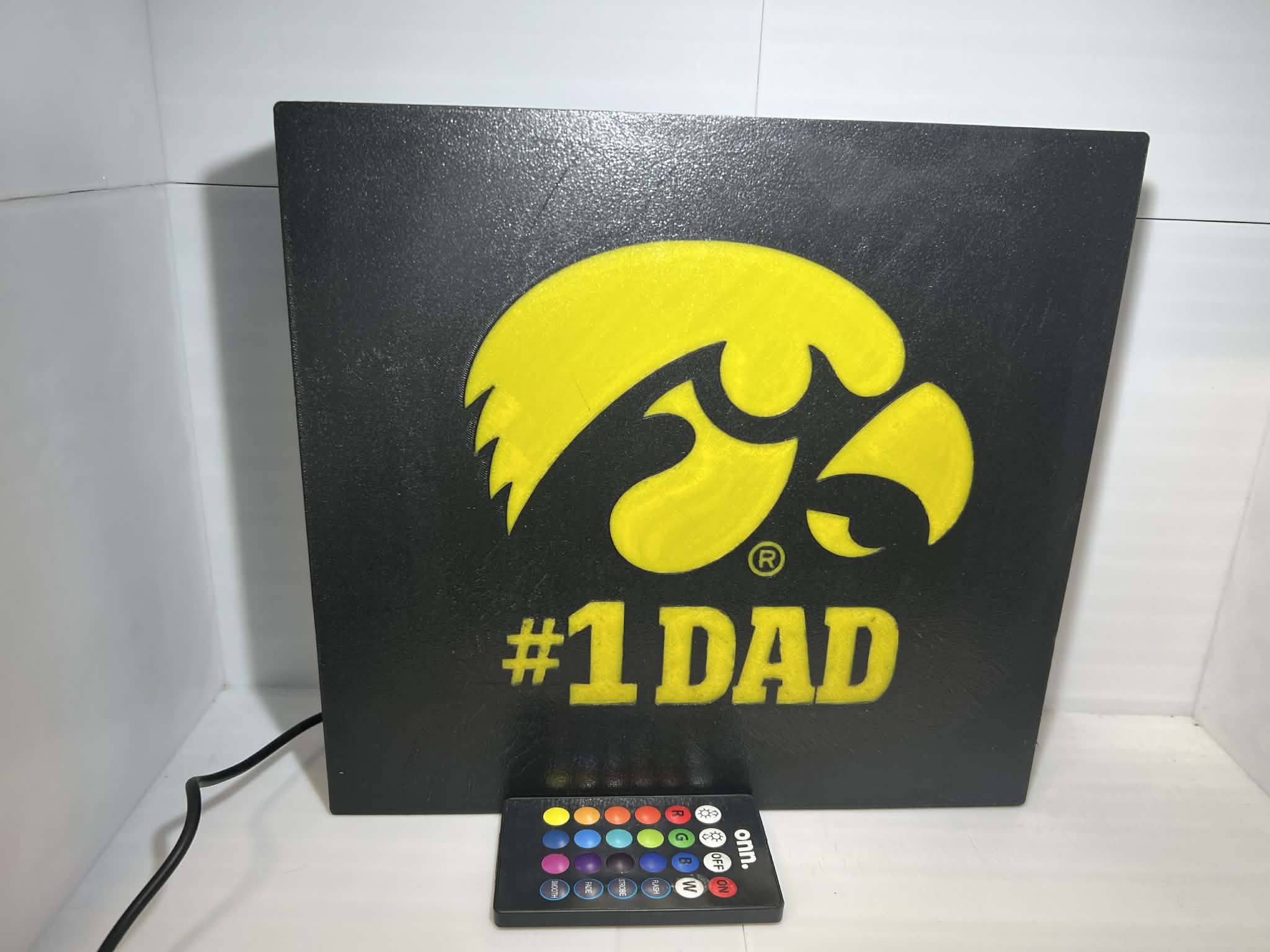 Iowa Hawkeyes #1 Dad Iight Box